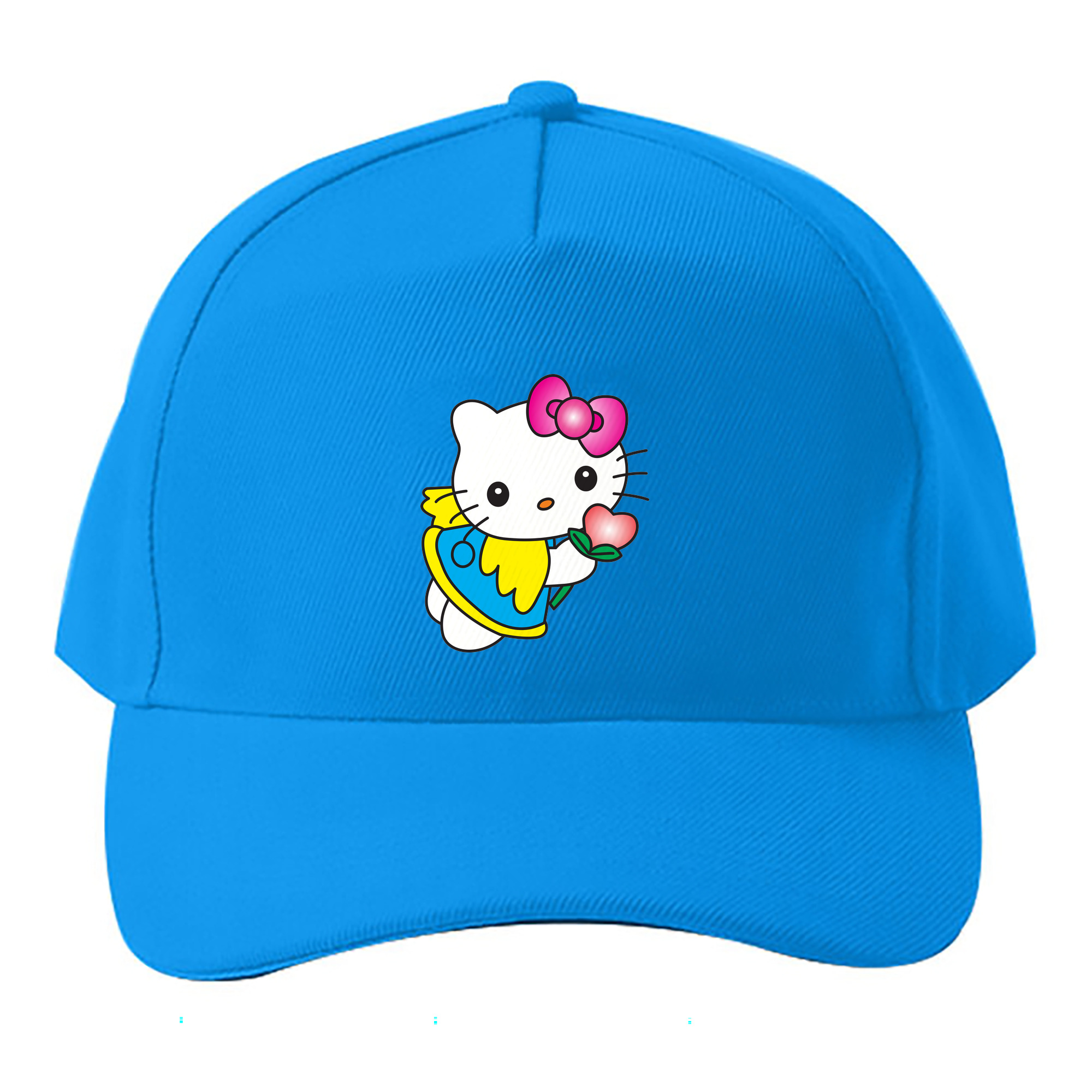 （画像用） Hello Kitty ハローキティ ベースボールキャップ 綿100％ 男女兼用 帽子 スポーツ